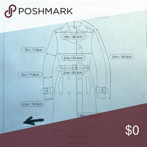 single breasted burberry trench coat|burberry trench coat measurement chart.